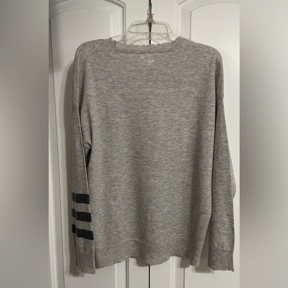 NWT SUNDRY Sweater Size 2… 70% Wool/ 30% Cashmere / Gray - Picture 2 of 3